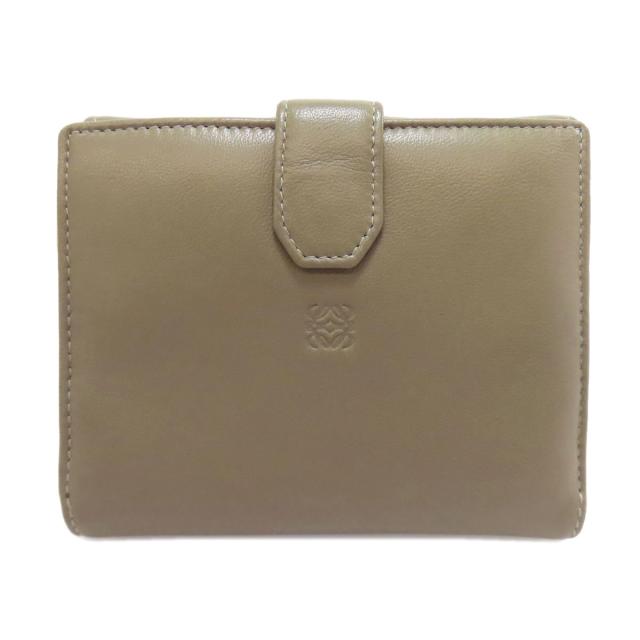 ロエベ LOEWE アナグラム 二つ折り財布（小銭入れあり） ラムスキン レディース 中古_1
