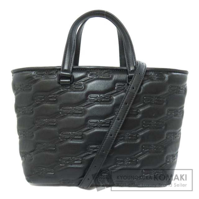 バレンシアガ BALENCIAGA 702699  BB 2WAY  ハンドバッグ カーフ レディース  中古