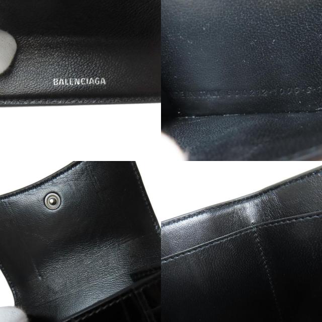 BALENCIAGA バレンシアガ 600212 Bロゴ 型押し 二つ折り財布（小銭入れ