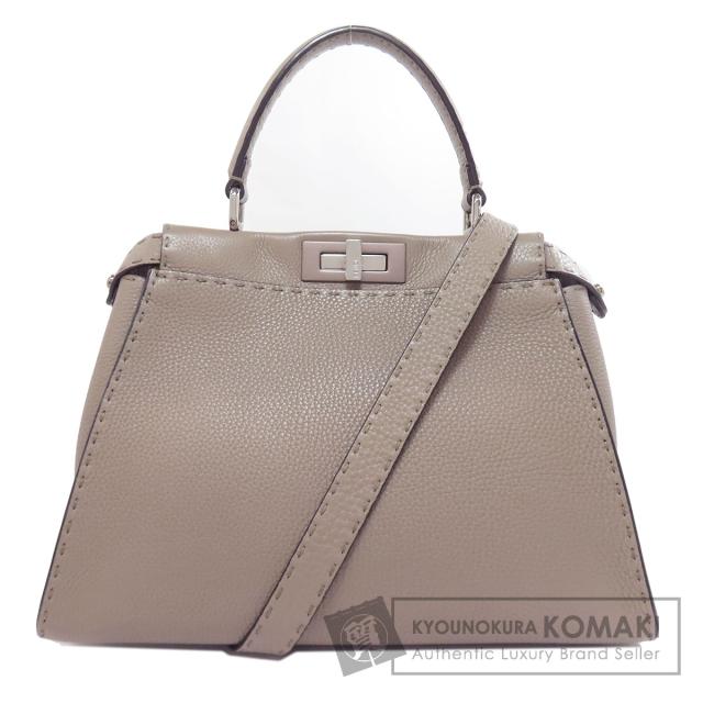 フェンディ FENDI  ピーカブー セレリア 2WAY  ハンドバッグ カーフ レディース  中古
