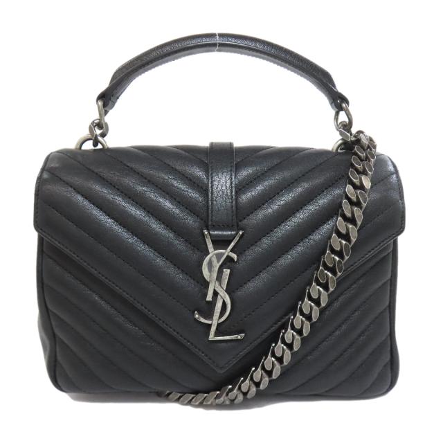 イヴ・サンローラン YVES SAINT LAURENT  カサンドラ  ショルダーバッグ レザー レディース  中古_1