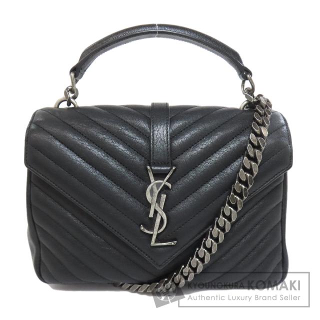 イヴ・サンローラン YVES SAINT LAURENT  カサンドラ  ショルダーバッグ レザー レディース  中古