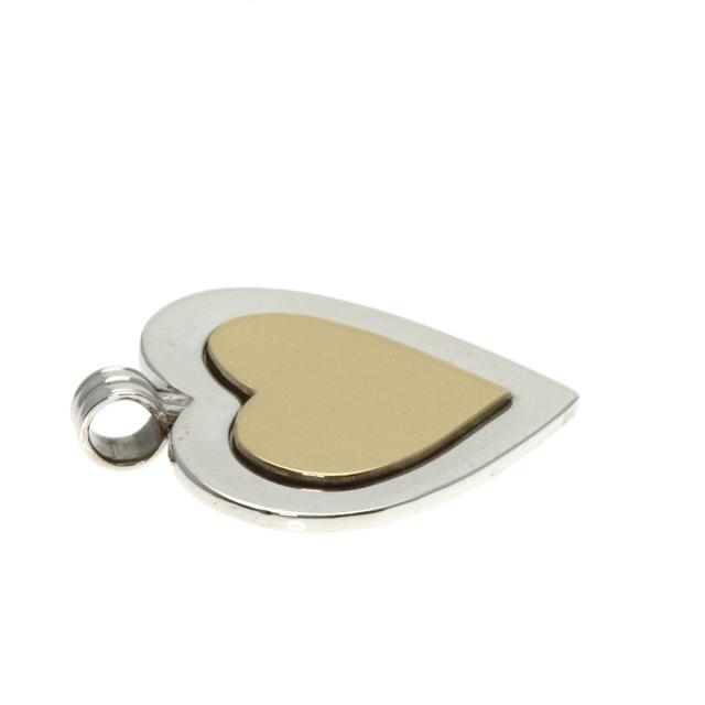 Tiffany & Co. ハート型ネックレス トップのみ ティファニー シルバー
