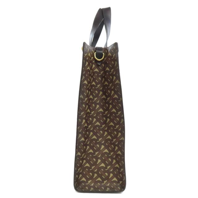 バーバリー BURBERRY TBロゴ 2WAY トートバッグ PVC レディース 中古