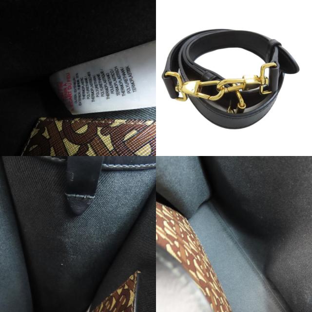 バーバリー BURBERRY TBロゴ 2WAY トートバッグ PVC レディース 中古