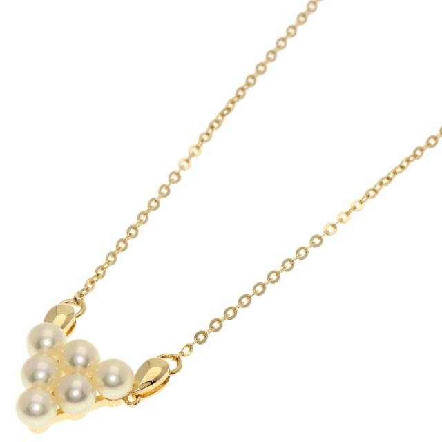 MIKIMOTO 真珠 ゴールド ネックレスK18 楽天市場】ミキモト ゴールデンパール 真珠 ネックレス K18