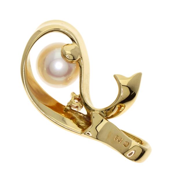 MIKIMOTミキモト アコヤパールブローチネックレストップペンダント桜