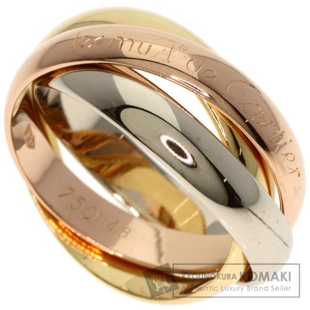 K18WG(750) カルティエ ミニラブリング #48(8号) 1円～☆カルティエ