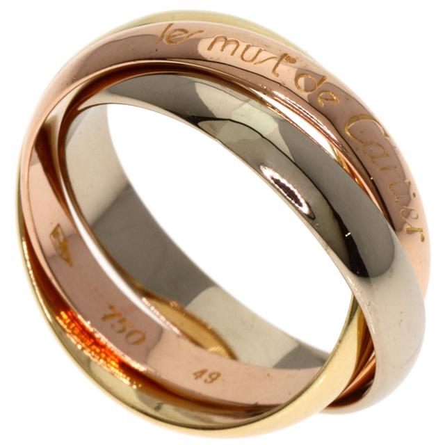 カルティエ CARTIER トリニティ #49 リング・指輪 K18イエローゴールド  