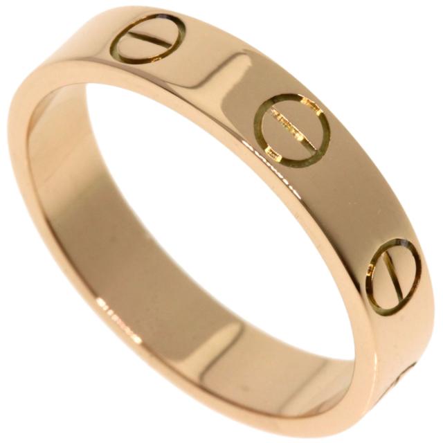 カルティエ CARTIER ミニ ラブリング #48 リング・指輪 K18ピンクゴールド レディース 中古_1