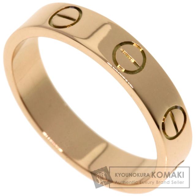 カルティエ CARTIER ミニ ラブリング #48 リング・指輪 K18ピンクゴールド レディース 中古