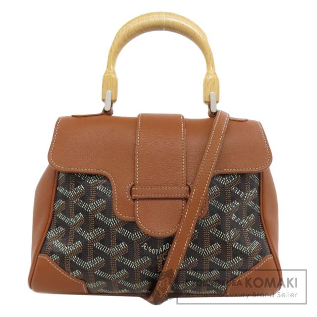 ゴヤール GOYARD  サイゴン ミニ 2WAY  ハンドバッグ コーティングキャンバス レディース  中古