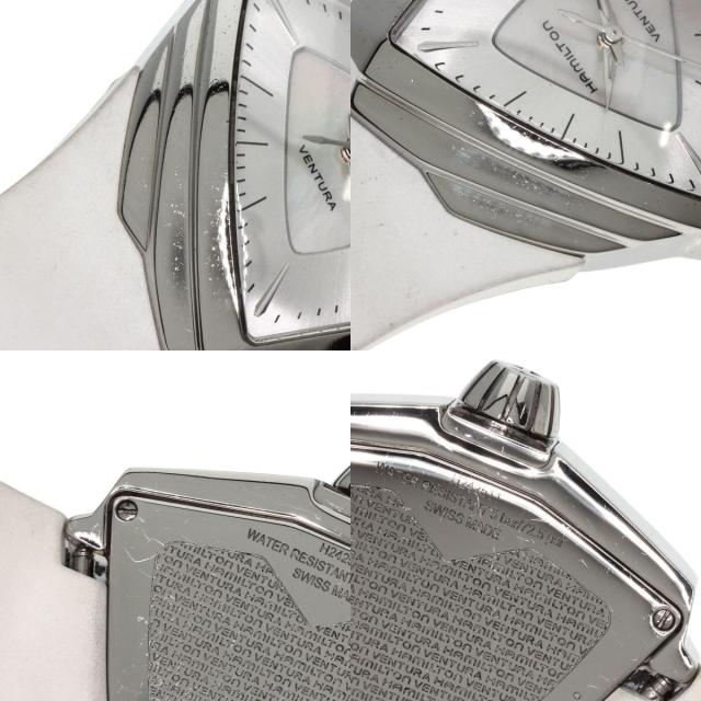 ハミルトン HAMILTON H24251391 ベンチュラ 腕時計 ステンレススチール ラバー レディース 中古_8
