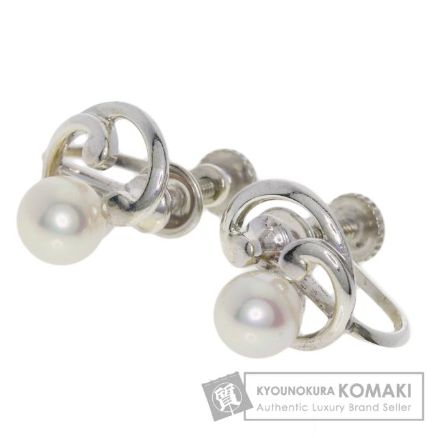 ミキモト MIKIMOTO パール 真珠 イヤリング シルバー レディース 中古 13,890円