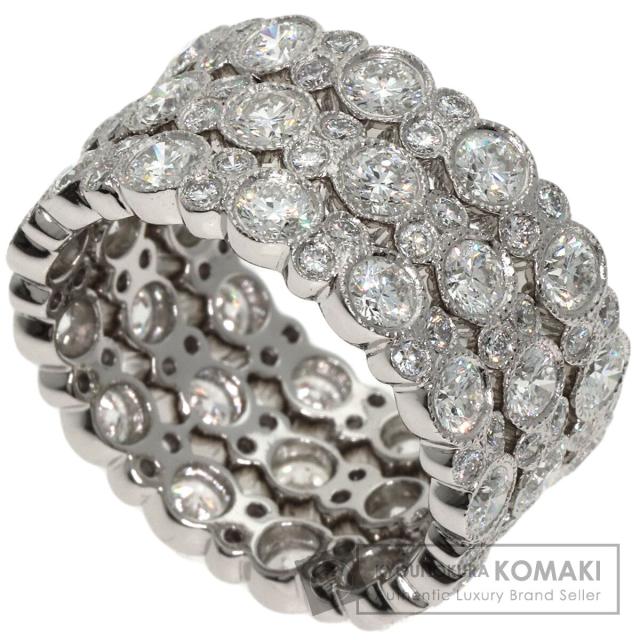 ティファニー TIFFANY&amp;Co.  コブル フルエタニティ ダイヤモンド  リング・指輪 プラチナPT950 中古