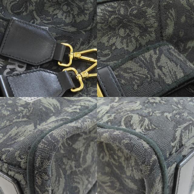 ヴェルサーチ VERSACE 2WAY ハンドバッグ キャンバス レディース 中古