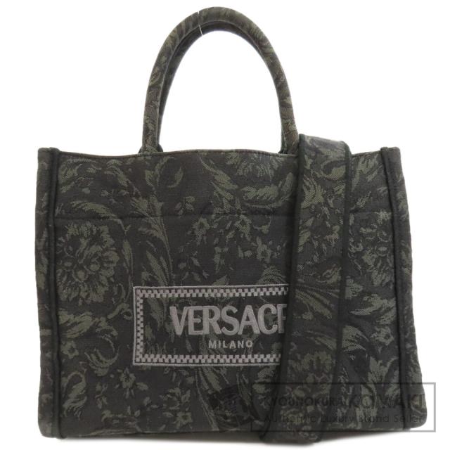 ヴェルサーチ VERSACE  2WAY  ハンドバッグ キャンバス レディース  中古