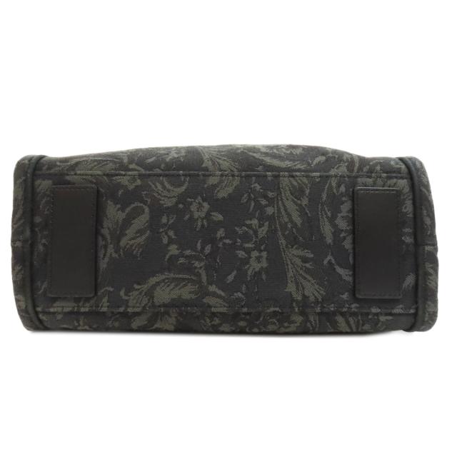 ヴェルサーチ VERSACE 2WAY ハンドバッグ キャンバス レディース 中古