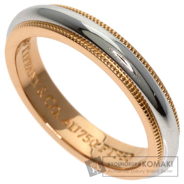 ティファニー TIFFANY&Co. ミルグレイン リング・指輪 プラチナPT950 