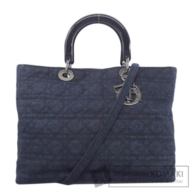 クリスチャンディオール CHRISTIAN DIOR  レディディオール カナージュトート 2WAY  中古