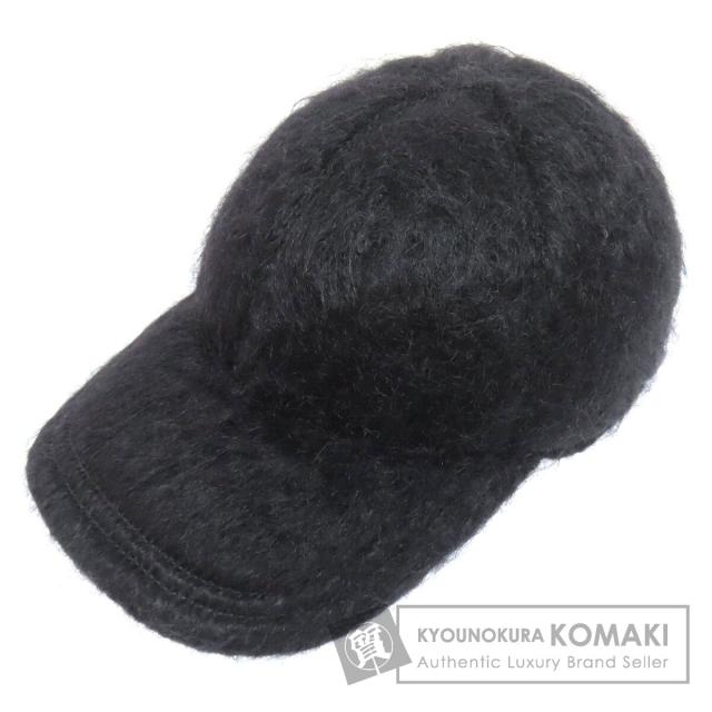 グッチ GUCCI 729349  ダブルG ベースボールキャップ  帽子 モヘヤ レディース  中古