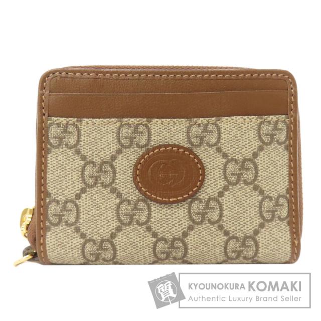 グッチ GUCCI 700691 GGスプリーム カードケース PVC レディース 中古