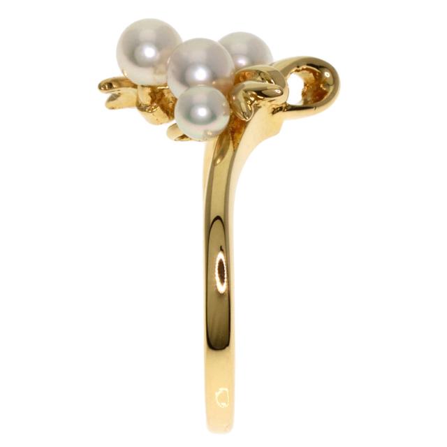 ミキモト MIKIMOTO パール 真珠 リング・指輪 K18イエローゴールド レディース 中古_3
