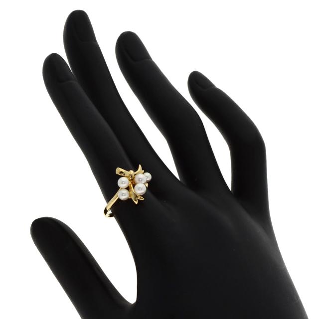 ミキモト MIKIMOTO パール 真珠 リング・指輪 K18イエローゴールド レディース 中古_6