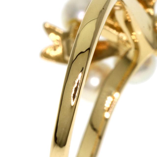 ミキモト MIKIMOTO パール 真珠 リング・指輪 K18イエローゴールド レディース 中古_7