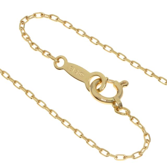 ミキモト MIKIMOTO  パール 真珠 1P ダイヤモンド  ネックレス K18イエローゴールド 中古_3