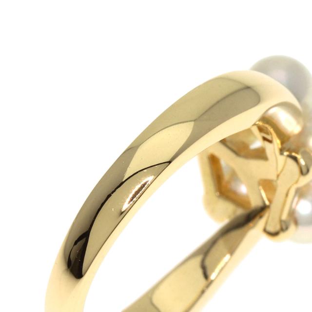 ミキモト MIKIMOTO パール 真珠 リング・指輪 K18イエローゴールド  