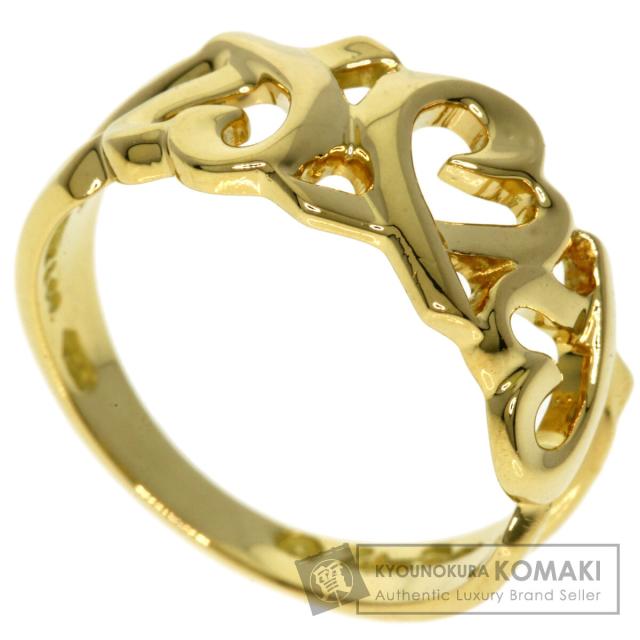 【即決】【新品仕上げ済】 K18 リング　3連　#13 qoj.Z2A07 K18 マルチストーンリング 1.63 11号 新品仕上げ済