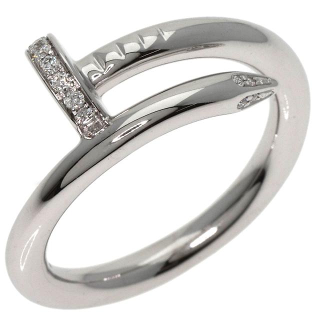 ジュスト アン クル リング、スモールモデル ホワイトゴールド サイズ