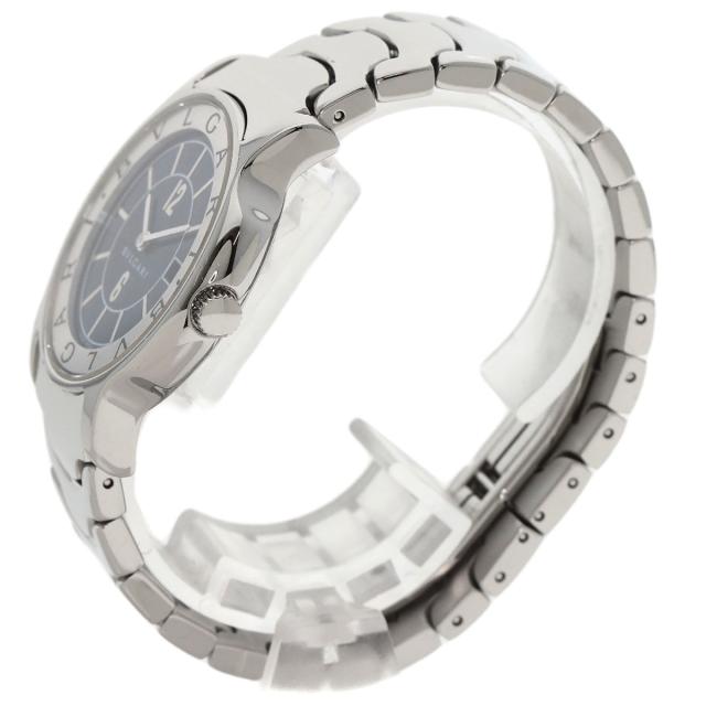 ブルガリ BVLGARI ST35S ソロテンポ ブルー 腕時計 ステンレススチール