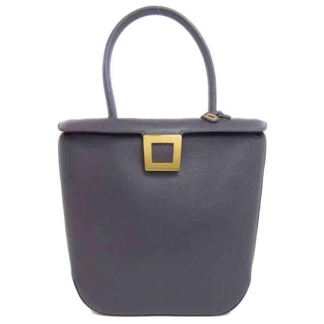デルヴォー DELVAUX シンプルデザイン ハンドバッグ カーフ レディース 中古_1