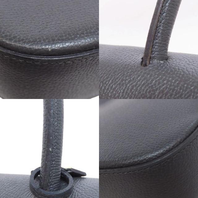 デルヴォー DELVAUX シンプルデザイン ハンドバッグ カーフ レディース 中古_8