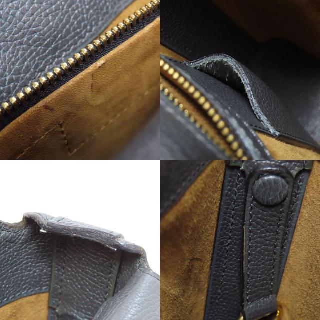 デルヴォー DELVAUX シンプルデザイン ハンドバッグ カーフ レディース 中古_6