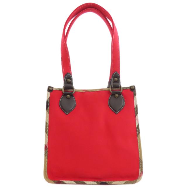 バーバリー BURBERRY ノバチェック ハンドバッグ キャンバス レディース 中古_2