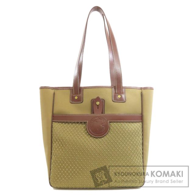 ハンティングワールド HUNTING WORLD  ロゴ  トートバッグ キャンバス レディース  中古