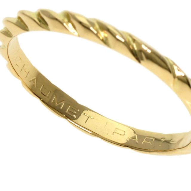 【新品仕上げ済み】ショーメ　リング　トルサード　52号　K18YG 新品仕上げ済み】ショーメリングトルサード52号K18YG