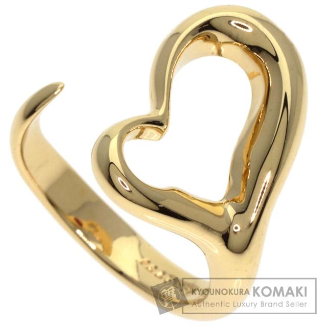 K18　ティファニー ダイヤモンド　オープンハートリング　サイズ10号 K18 ティファニー ダイヤモンド オープンハートリング サイズ10号