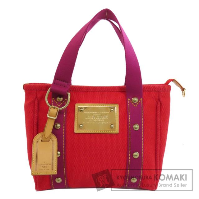 ルイヴィトン LOUIS VUITTON M40037  アンティグアライン カバPM  ハンドバッグ キャンバス 中古