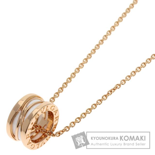 ブルガリ BVLGARI B-zero1 ビーゼロワン レジェンド 白セラミック ネックレス 中古