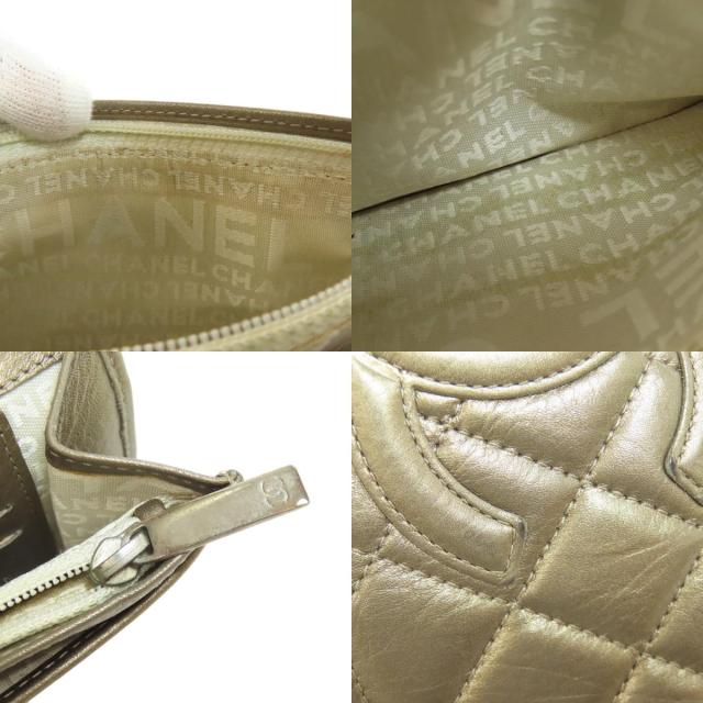 シャネル CHANEL  カンボンライン シルバー金具  二つ折り財布（小銭入れあり） カーフ 中古_7