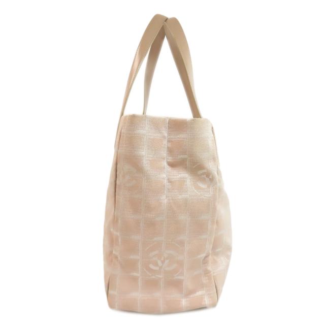シャネル CHANEL  ニュートラベルラインMM  トートバッグ ナイロンジャガード レディース  中古_3