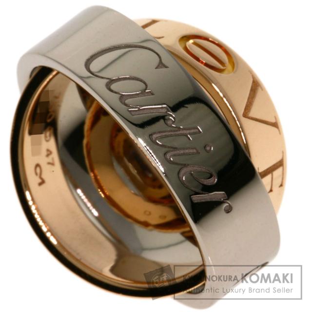 カルティエ CARTIER  シークレット ラブリング #47  リング・指輪 K18ホワイトゴールド 中古