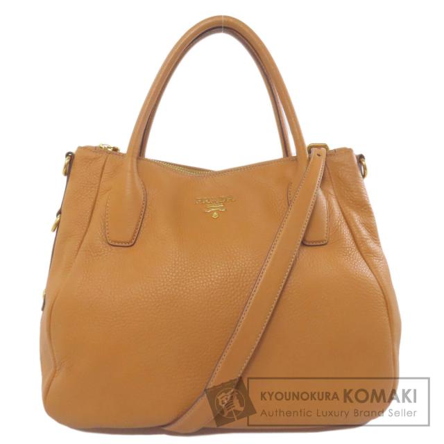 プラダ PRADA  2WAY  ハンドバッグ カーフ レディース  中古