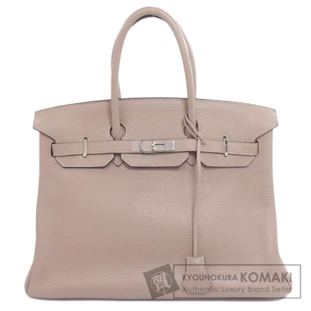 エルメス HERMES  バーキン35 トゥルティエールグレー シルバー金具  ハンドバッグ トリヨン 中古