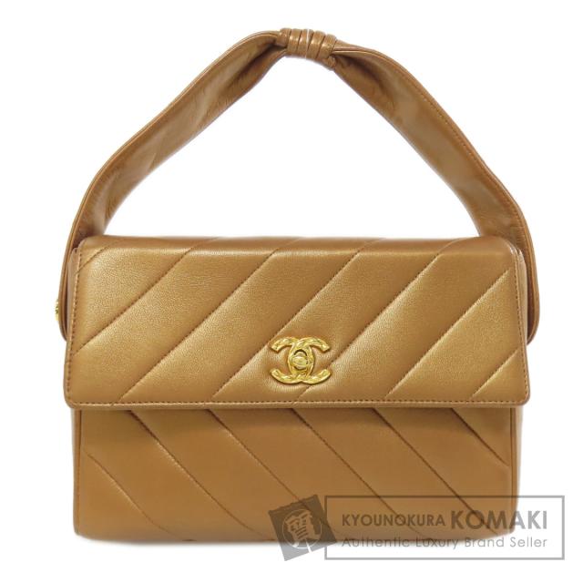 シャネル CHANEL  ココマーク  ハンドバッグ カーフ レディース  中古