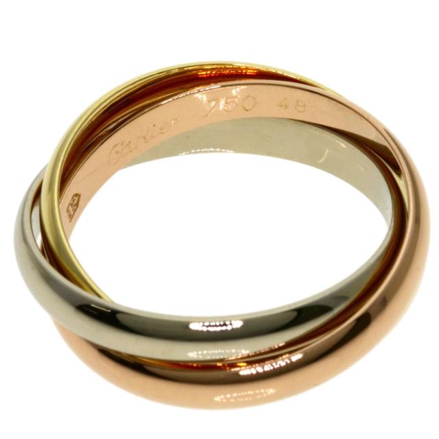 カルティエ CARTIER トリニティ SM #48 リング・指輪 K18イエロー 